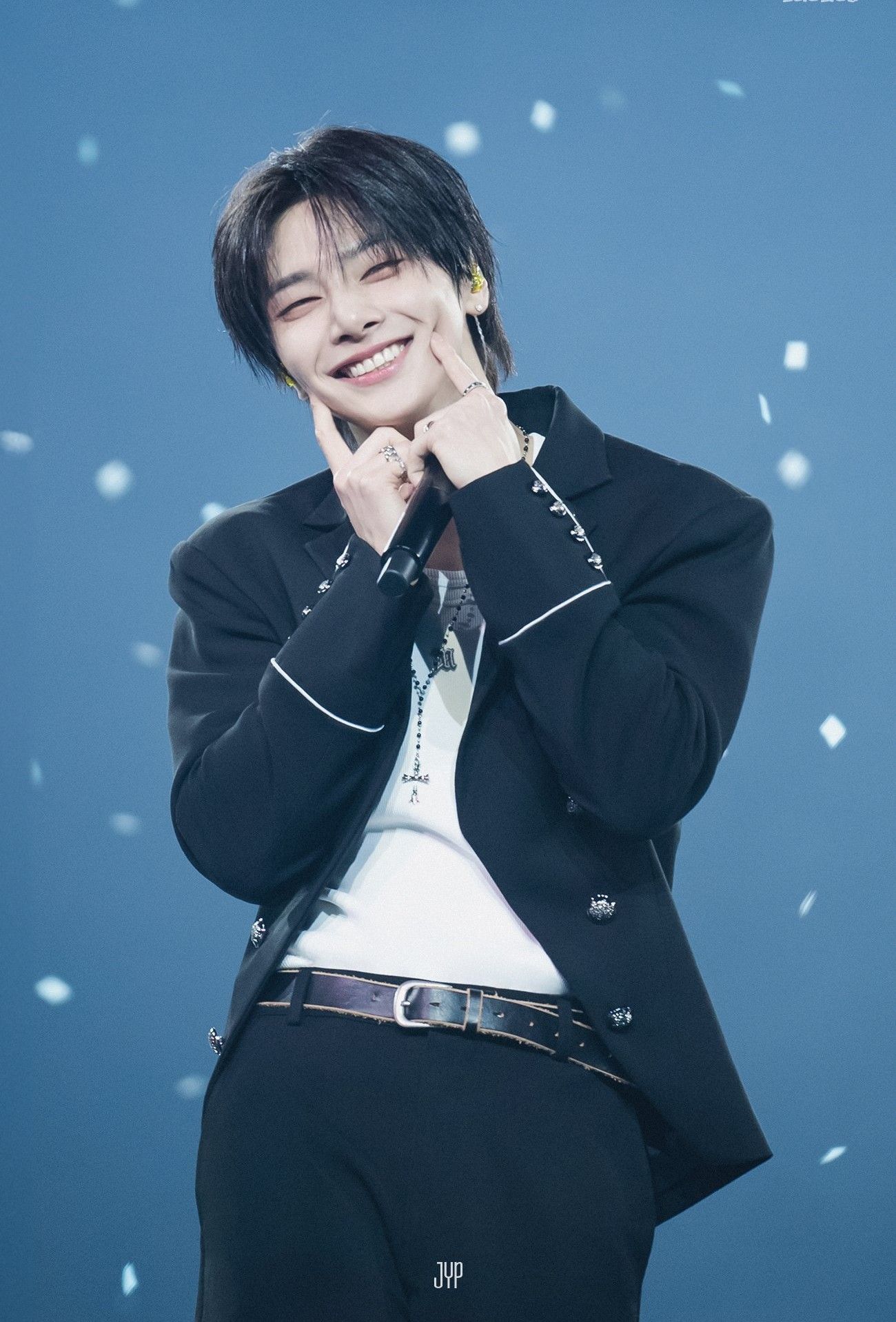 A moment captured by I.N (Stray Kids)'s fan