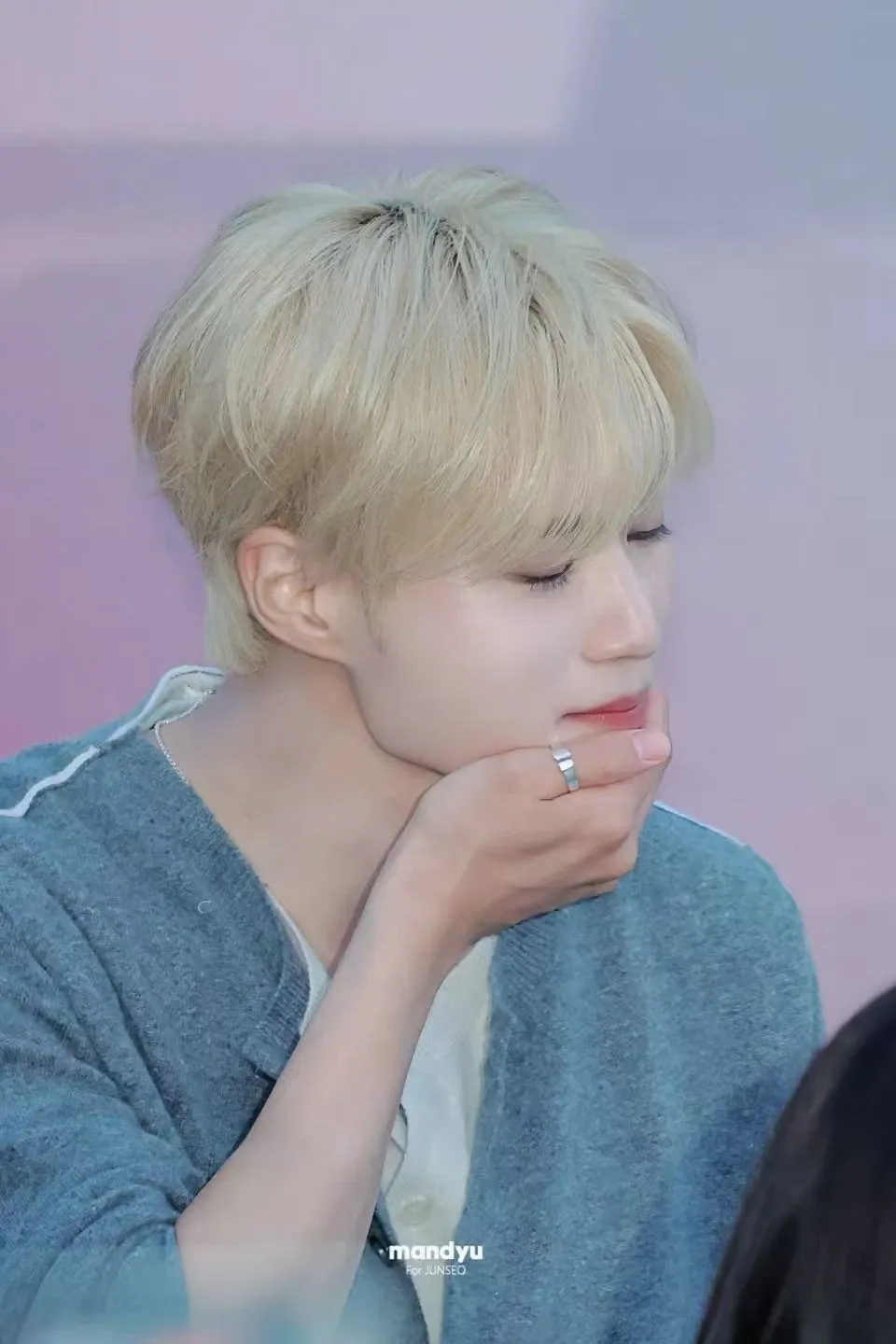 Recent activity shot of Kim Junseo (ALPHA DRIVE ONE)