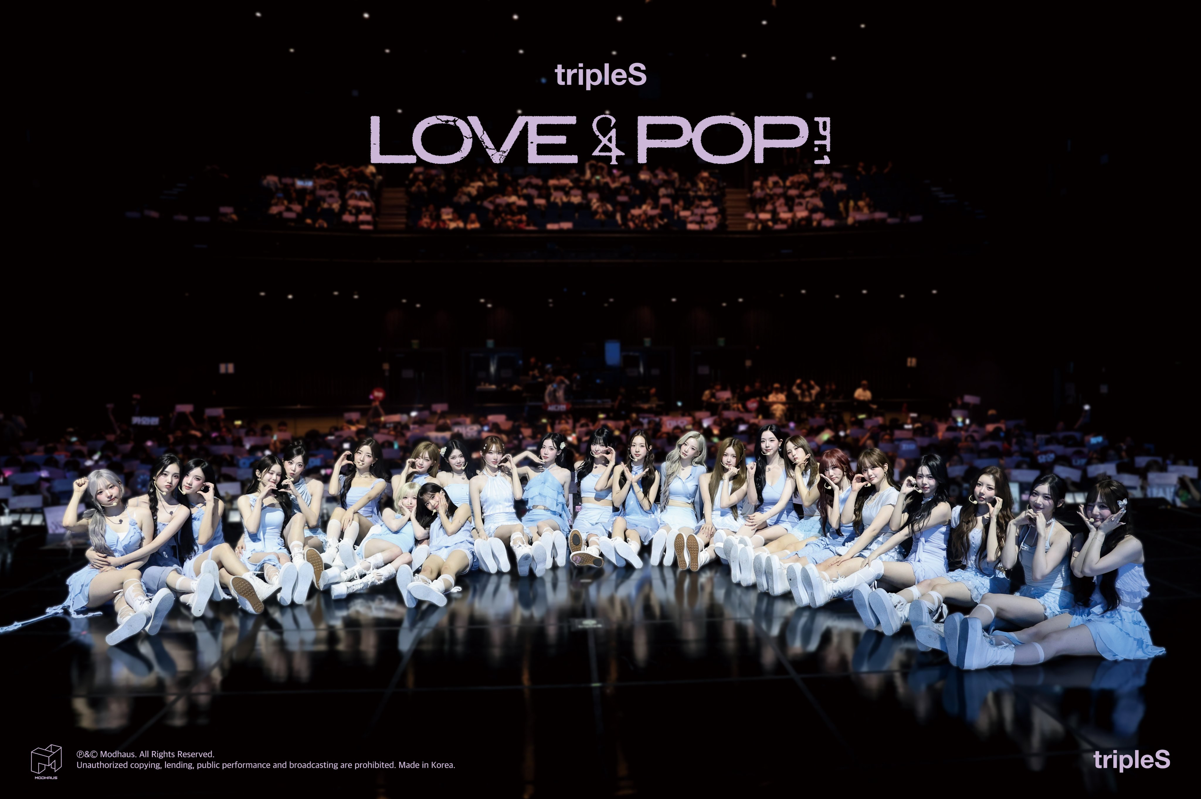 Behind-the-scenes cut of tripleS