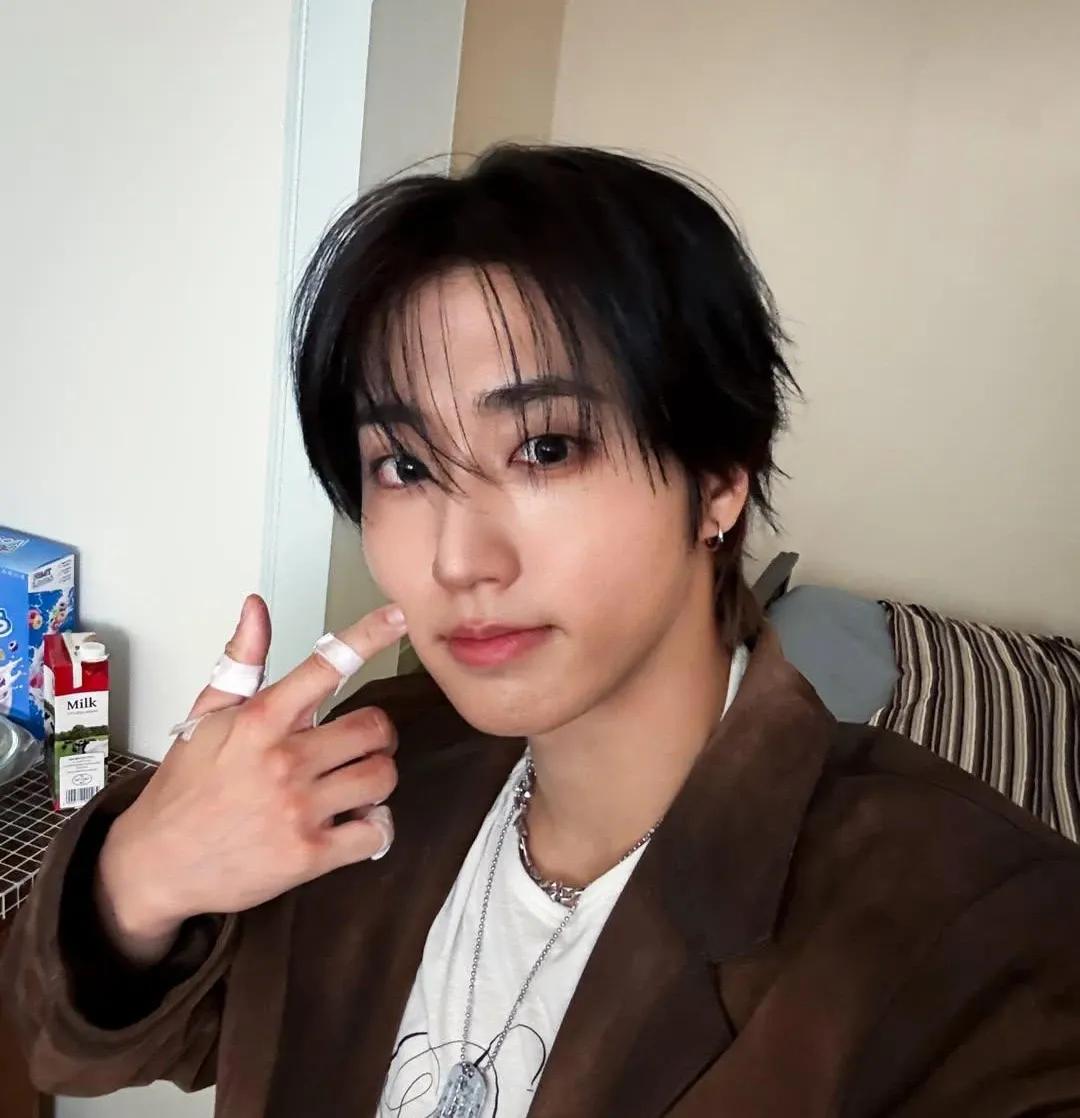 A moment captured by HAN (Stray Kids)'s fan