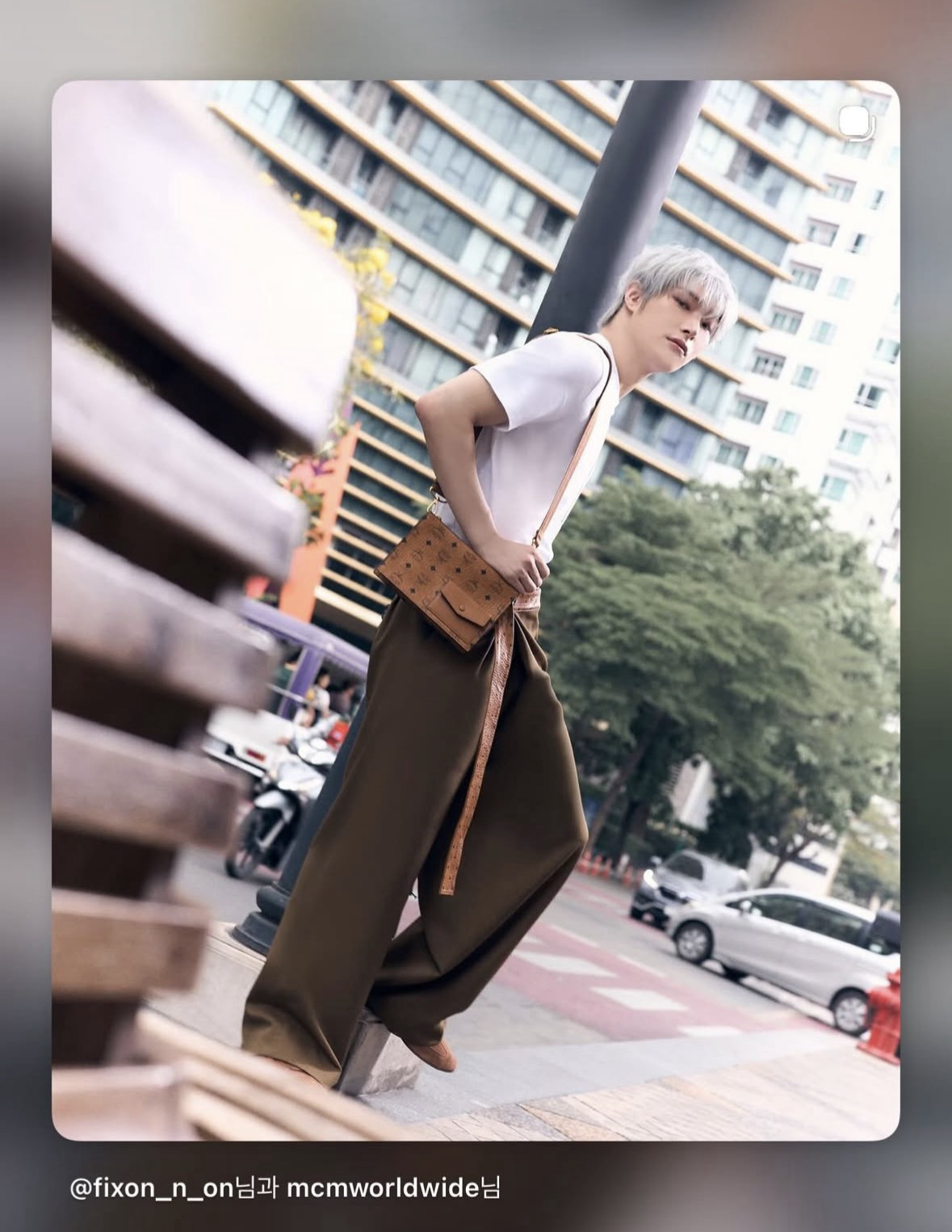 Recent activity shot of Mingi (ATEEZ)