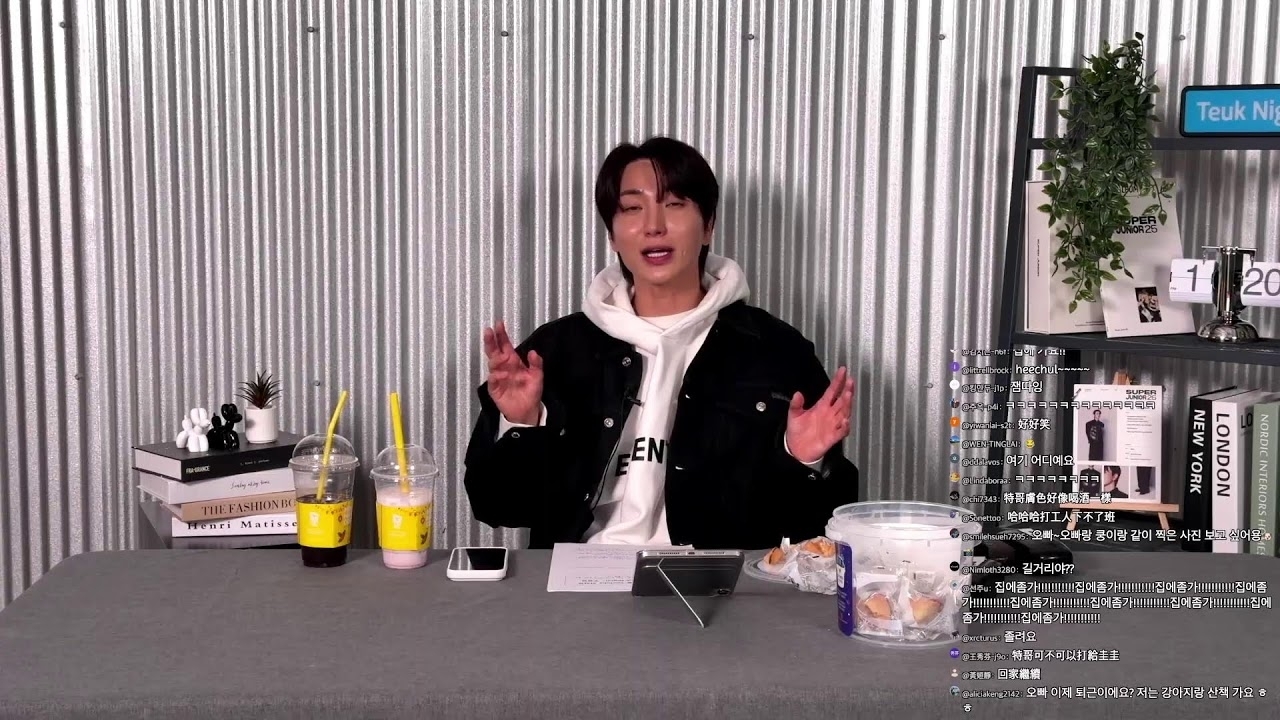 Behind-the-scenes cut of Shindong (Super Junior)