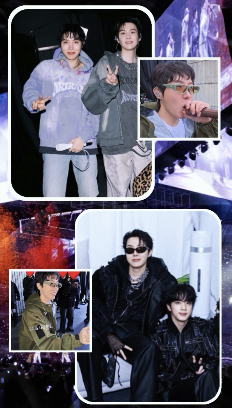 A heartfelt wallpaper shared by j-hope (BTS)'s fans