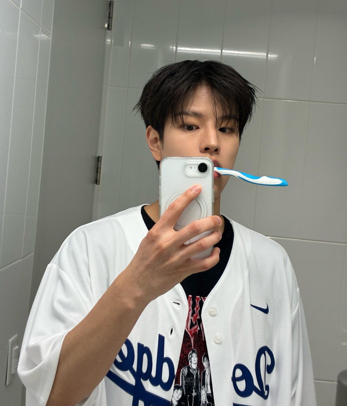 A moment captured by Seungmin (Stray Kids)'s fan