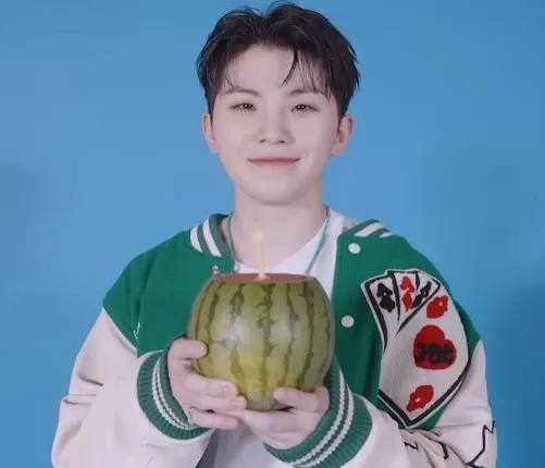 A moment captured by Woozi (SEVENTEEN)'s fan