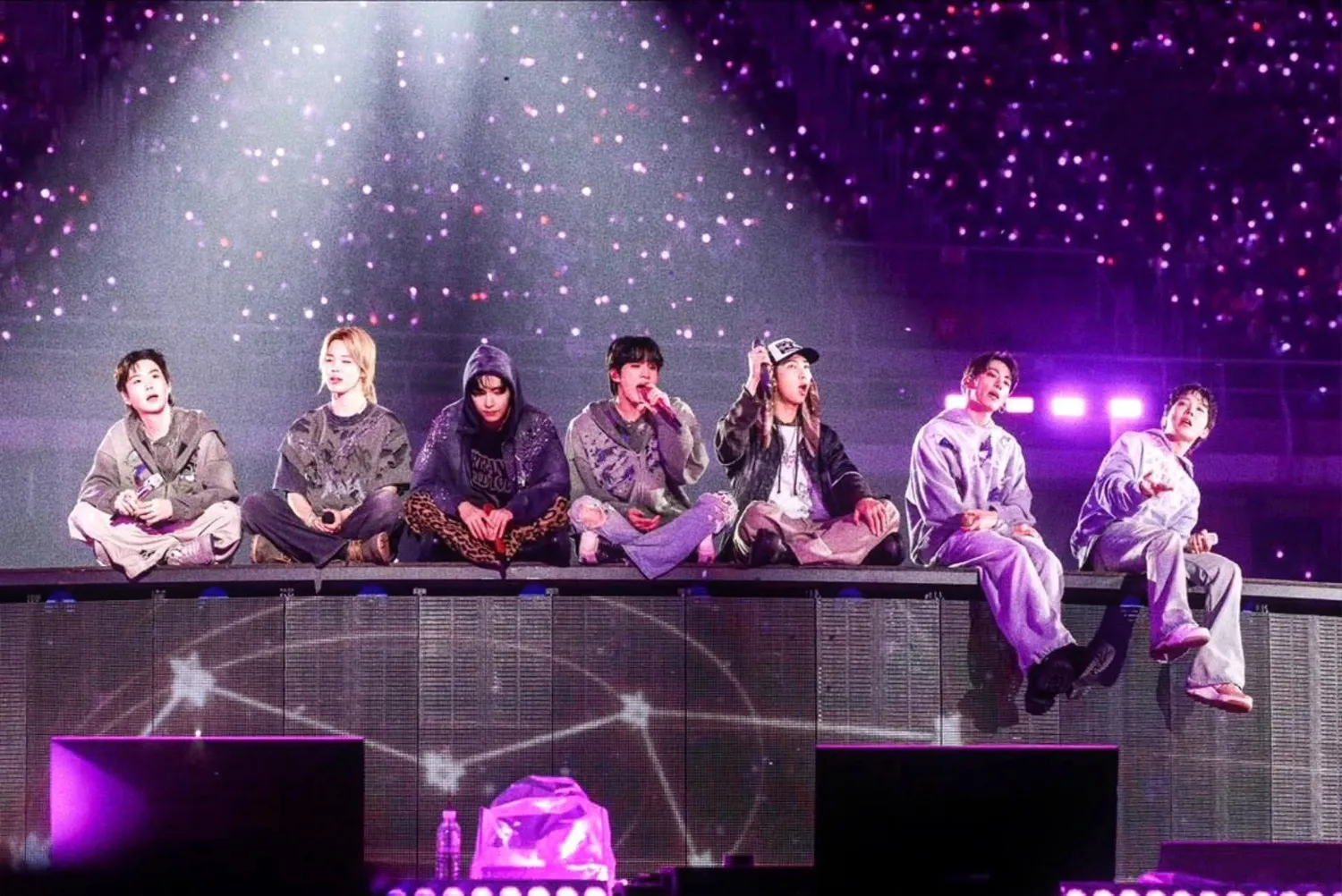 A moment captured by BTS's fan