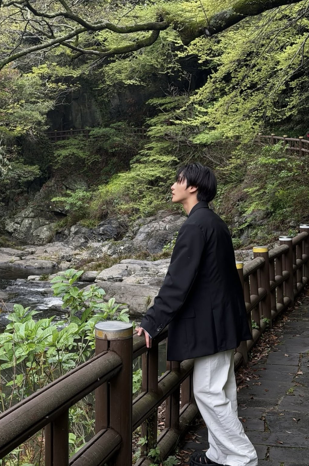 Recent activity shot of Seonghwa (ATEEZ)