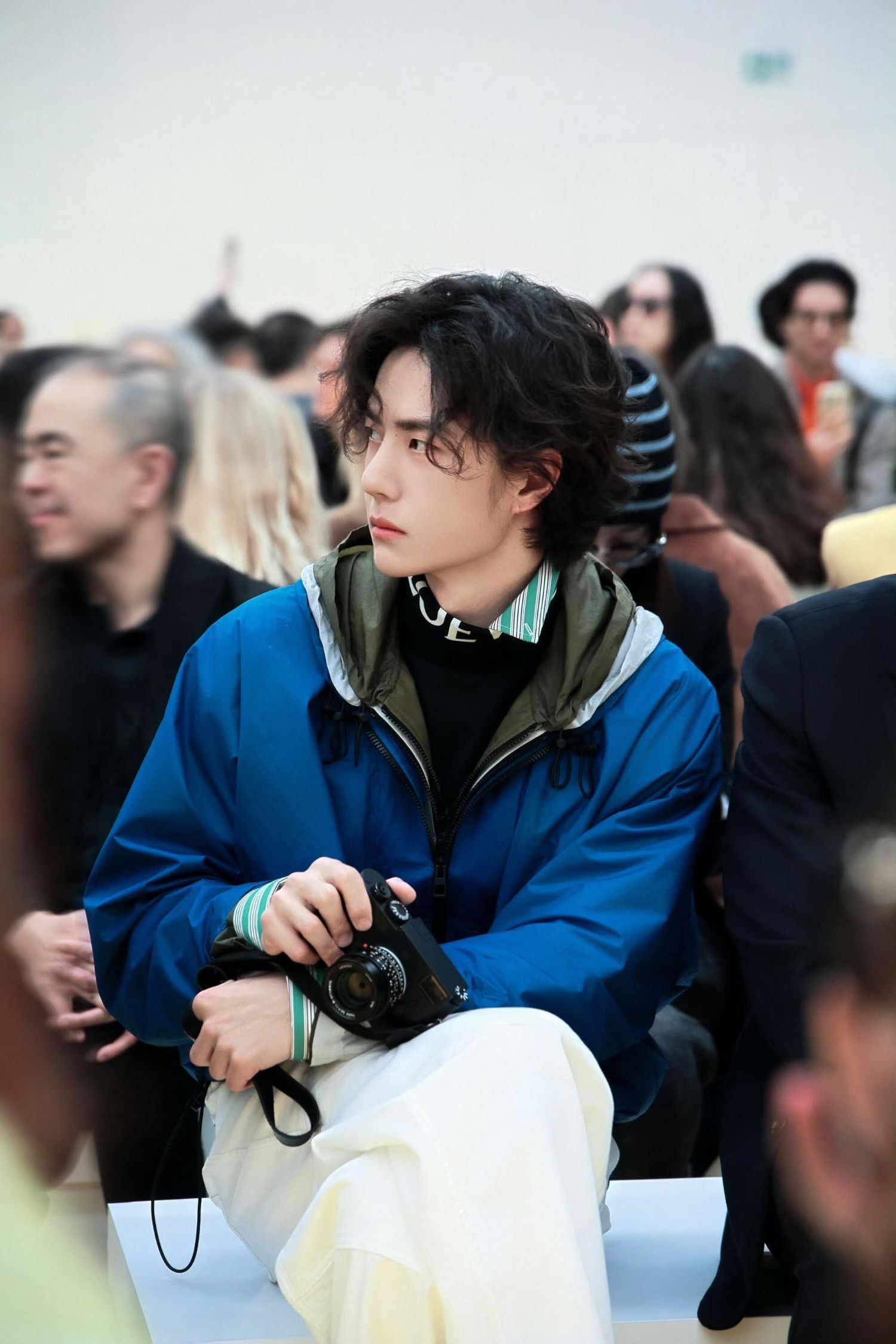 A moment captured by Wang Yibo's fan