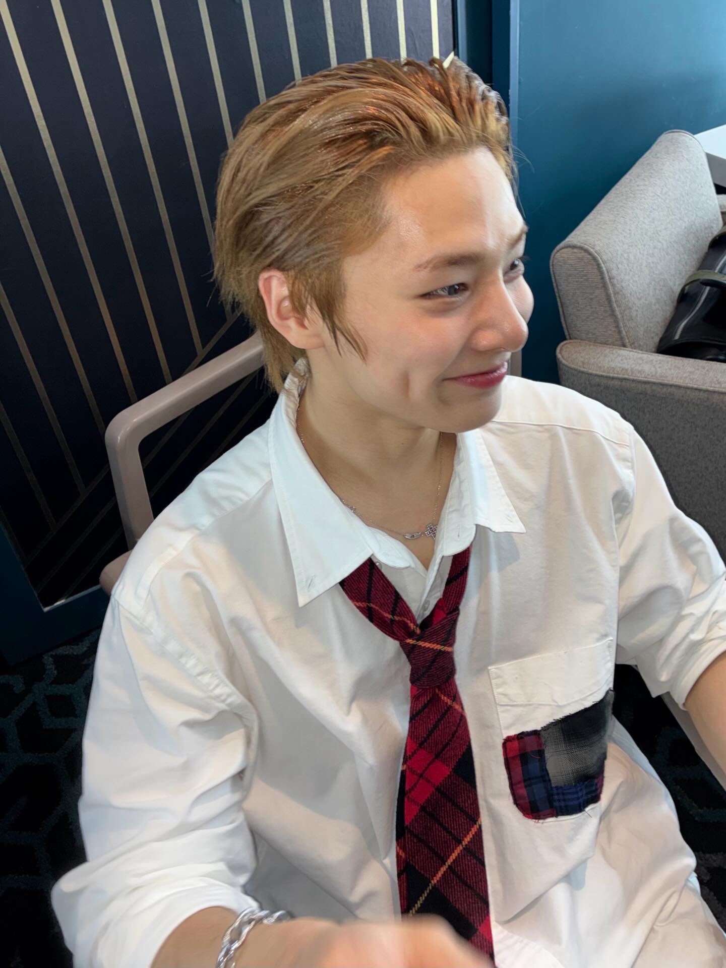 A moment captured by I.N (Stray Kids)'s fan