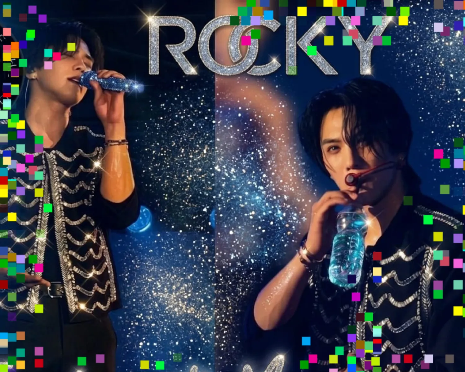 A moment captured by Rocky's fan