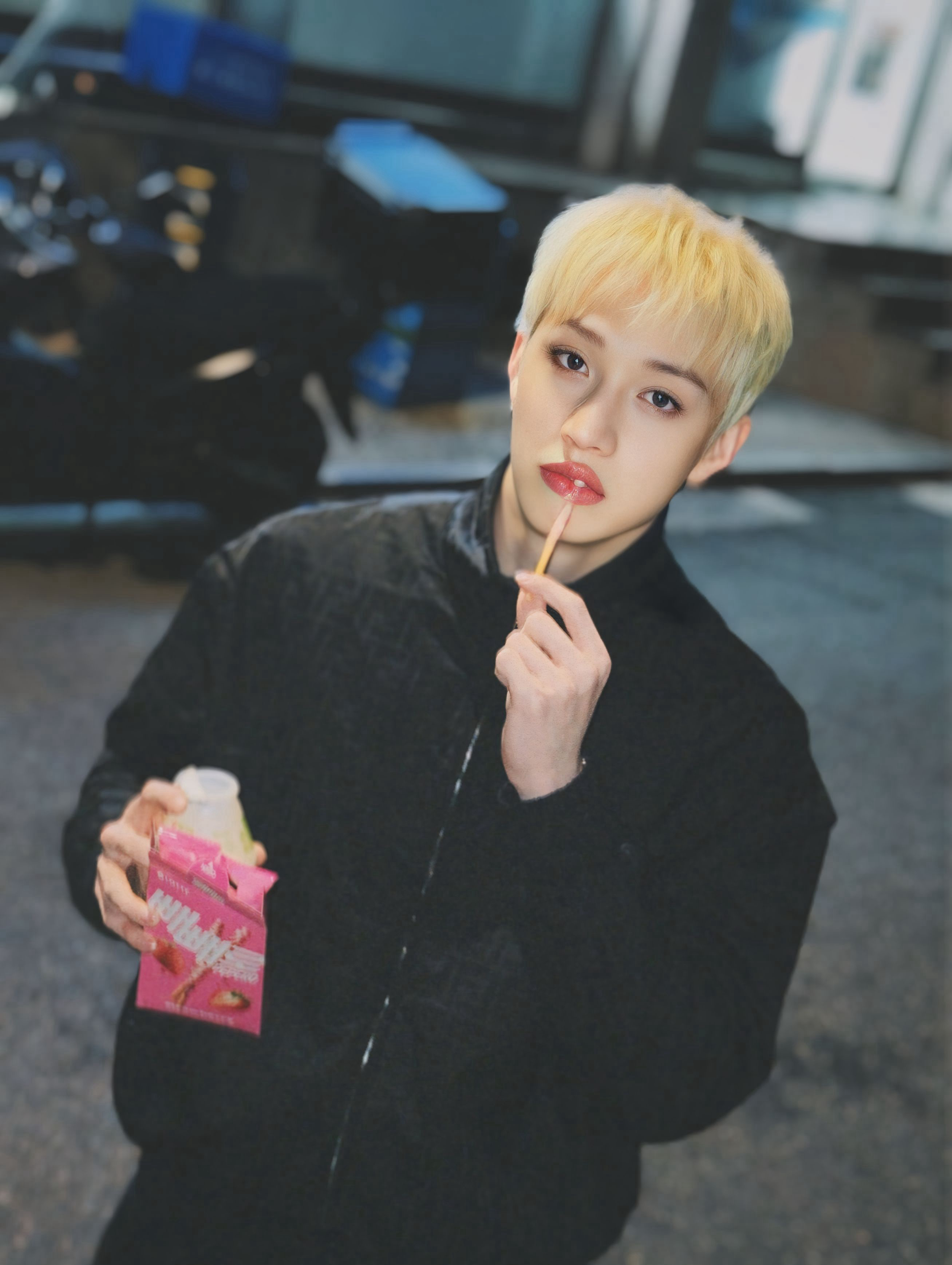Recent activity shot of Bang Chan (Stray Kids)