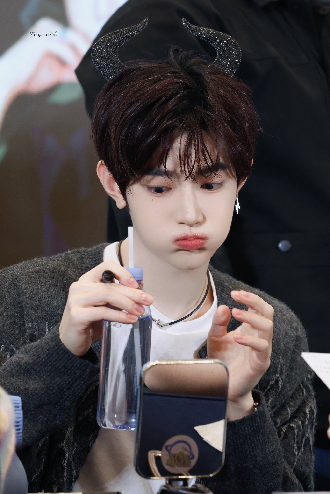 A moment captured by Zhang Hao (ZEROBASEONE)'s fan