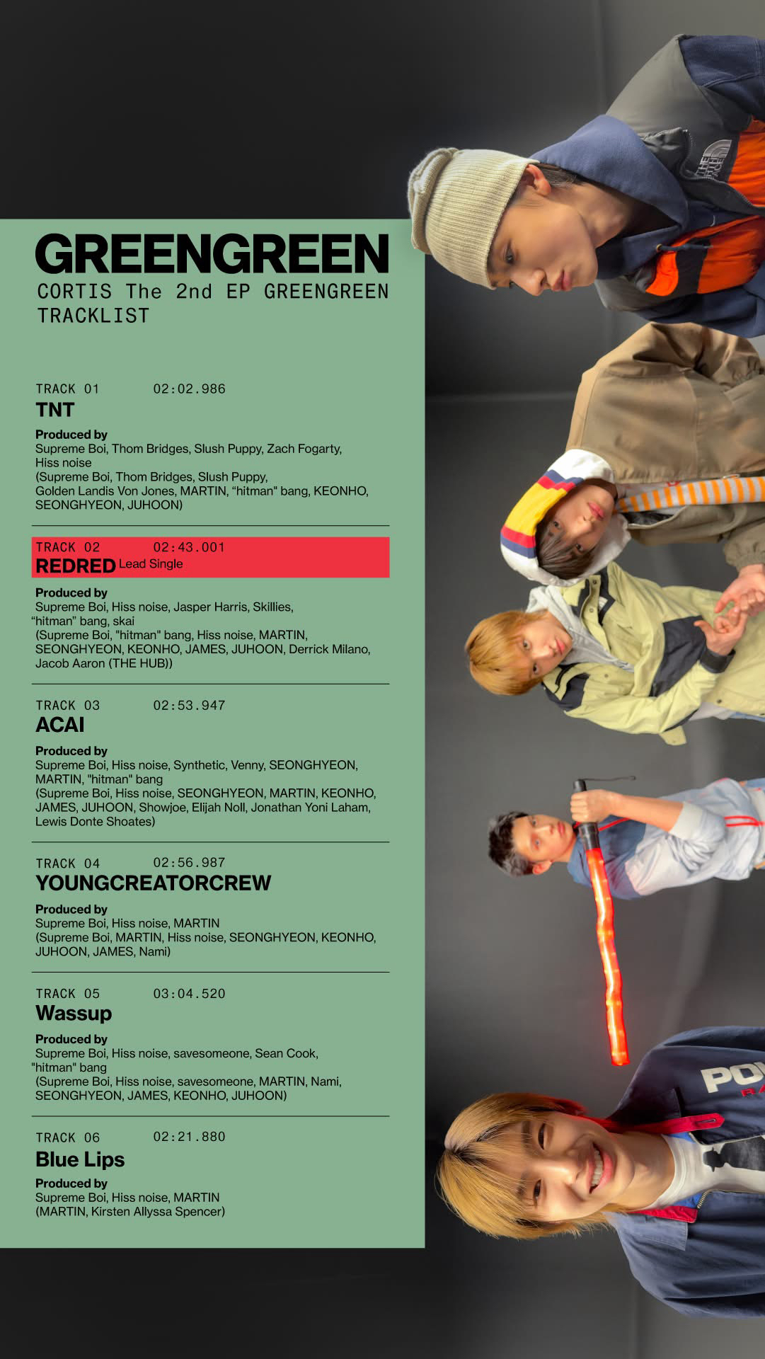 A heartfelt wallpaper shared by CORTIS's fans