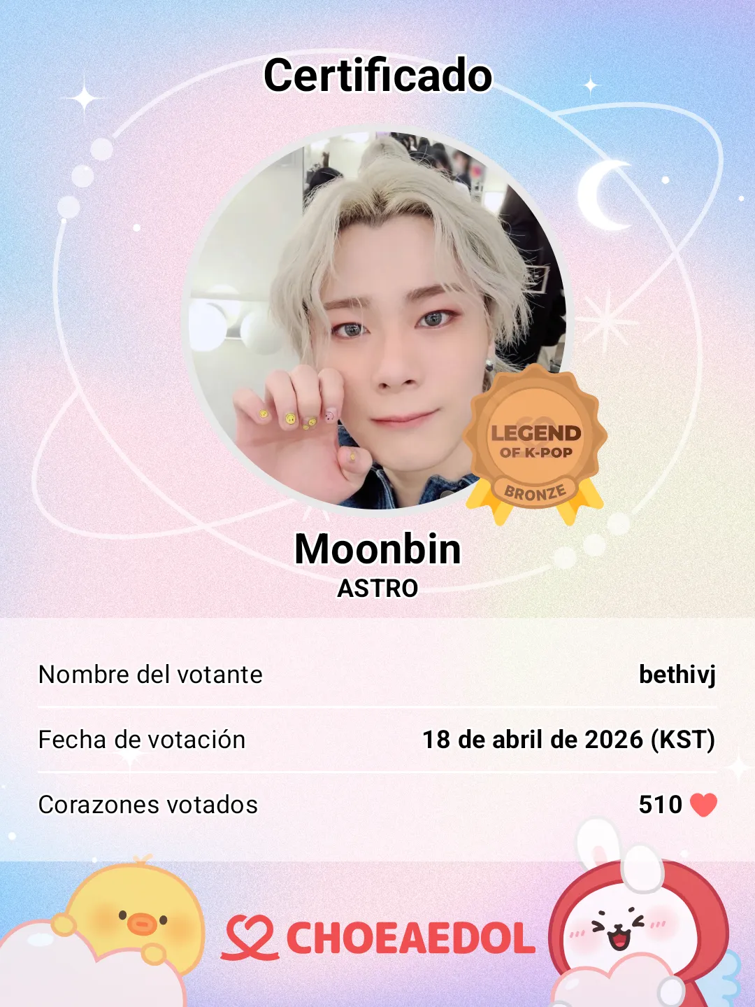 Latest photo of Moonbin (ASTRO)