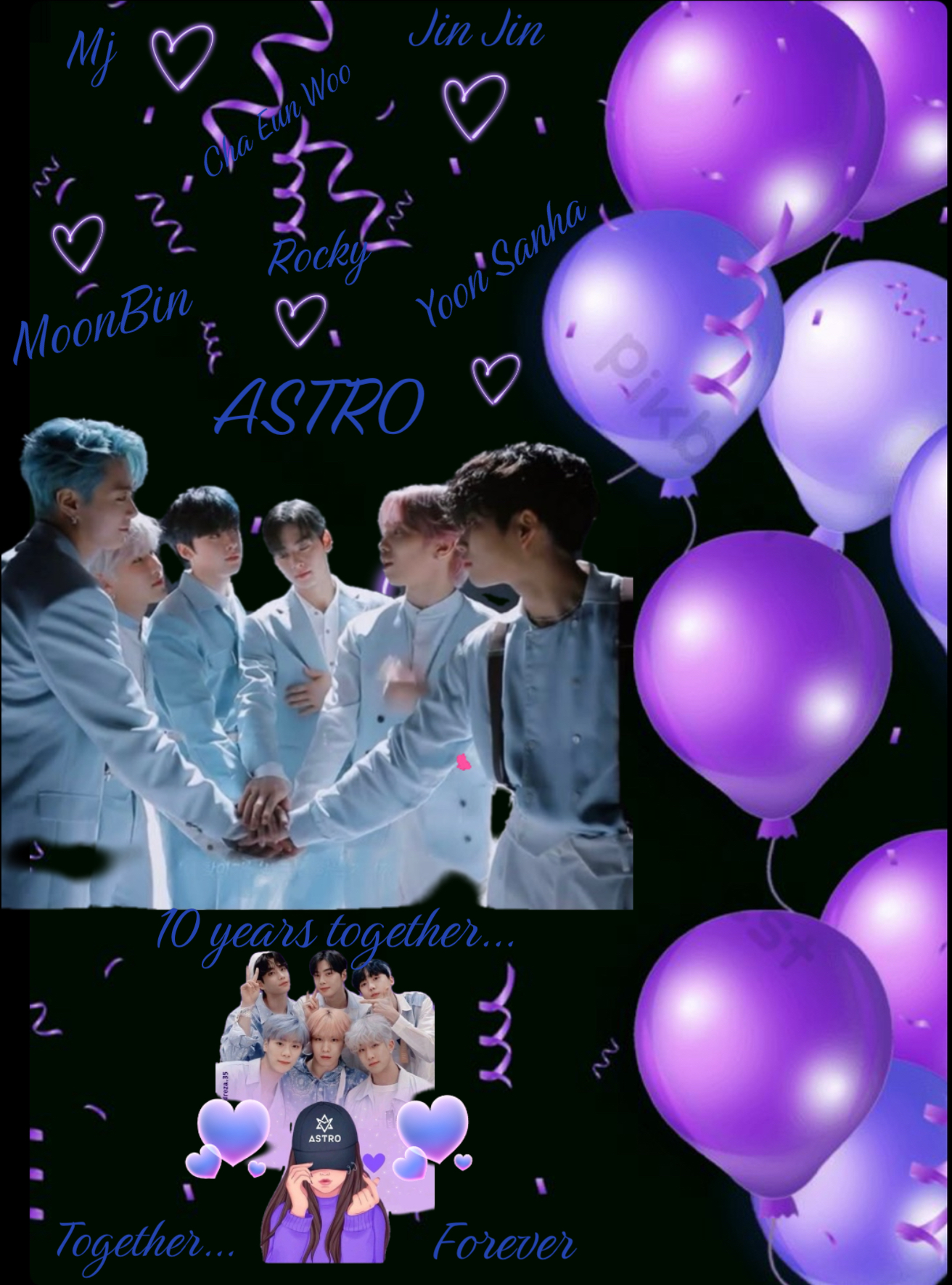 Recent activity shot of Moonbin (ASTRO)