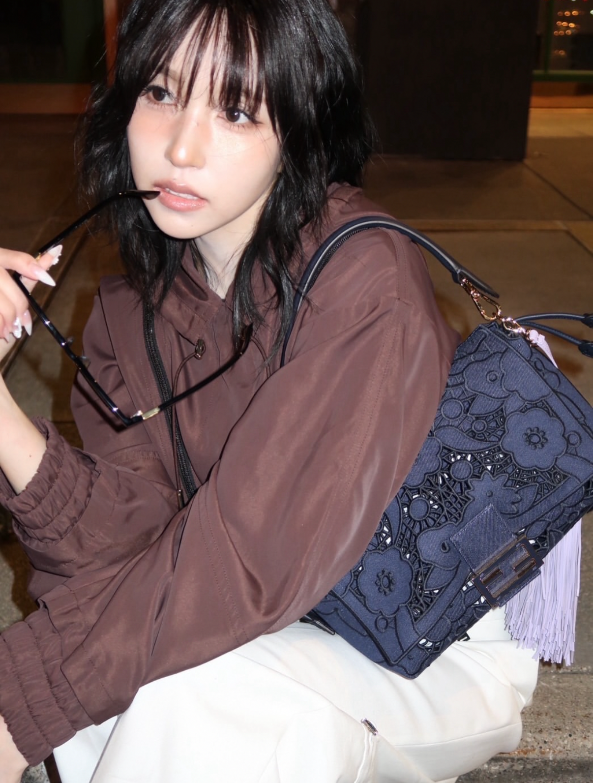 Recent activity shot of Mina (TWICE)