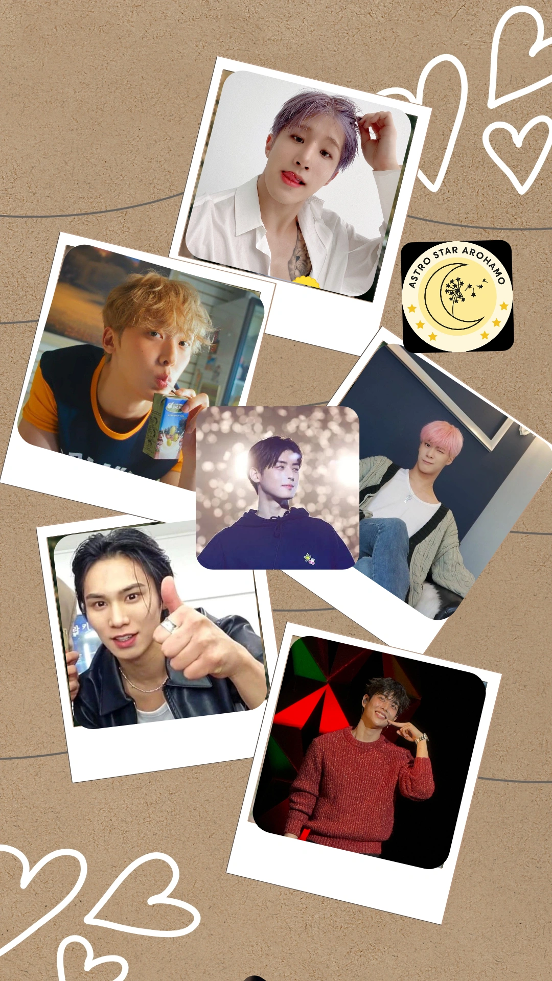 A heartfelt wallpaper shared by ASTRO's fans