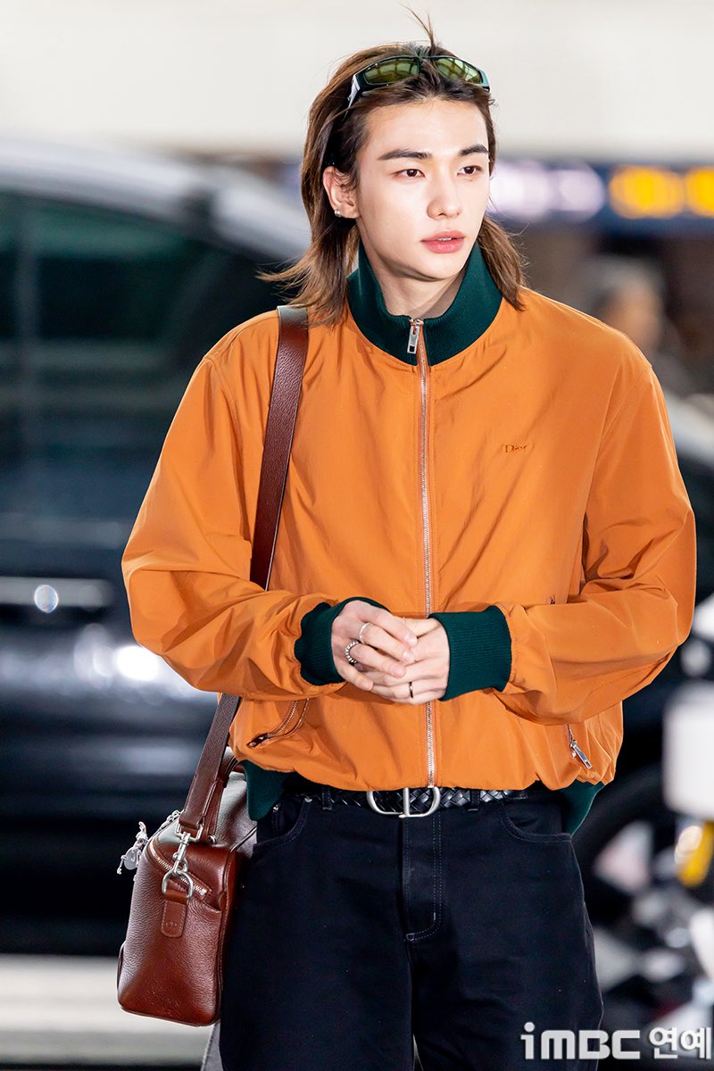 Recent activity shot of Hyunjin (Stray Kids)