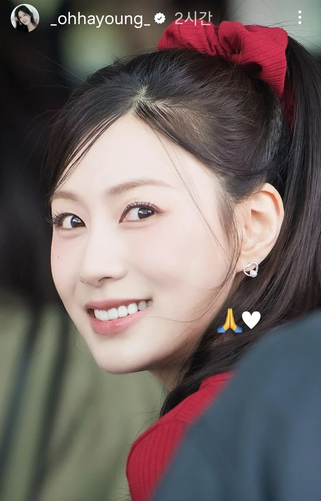 オ・ハヨン (Apink)の舞台裏ショット