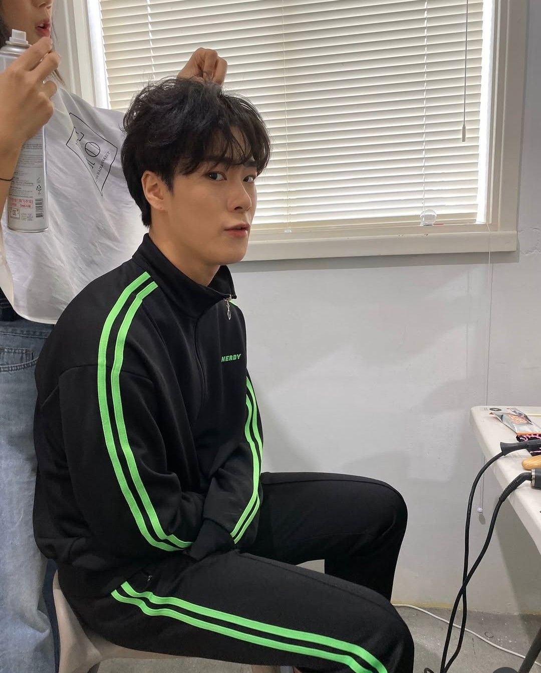 A moment captured by Moonbin (ASTRO)'s fan