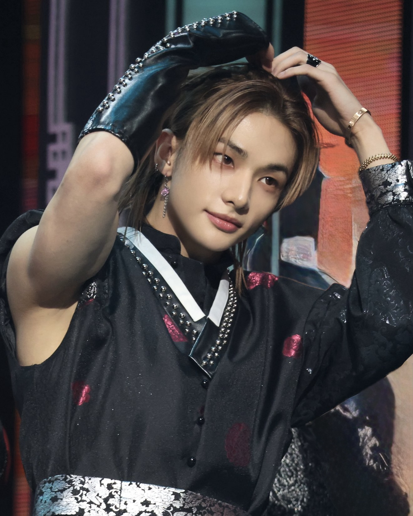 Recent activity shot of Hyunjin (Stray Kids)