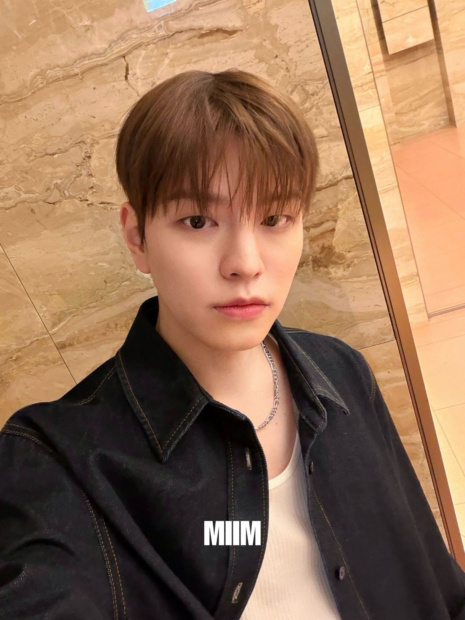 Recent activity shot of Seungmin (Stray Kids)