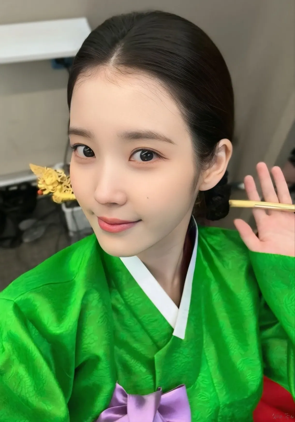 IU粉絲拍下的瞬間