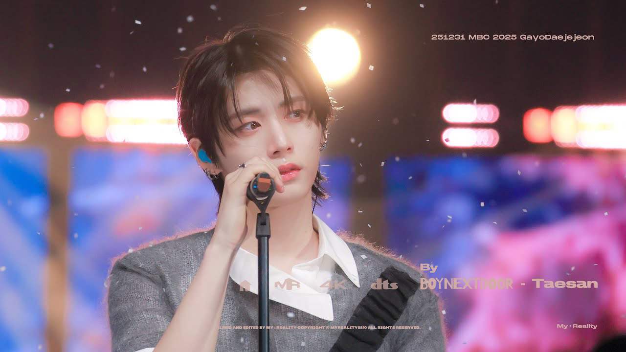 Behind-the-scenes cut of Taesan (BOYNEXTDOOR)