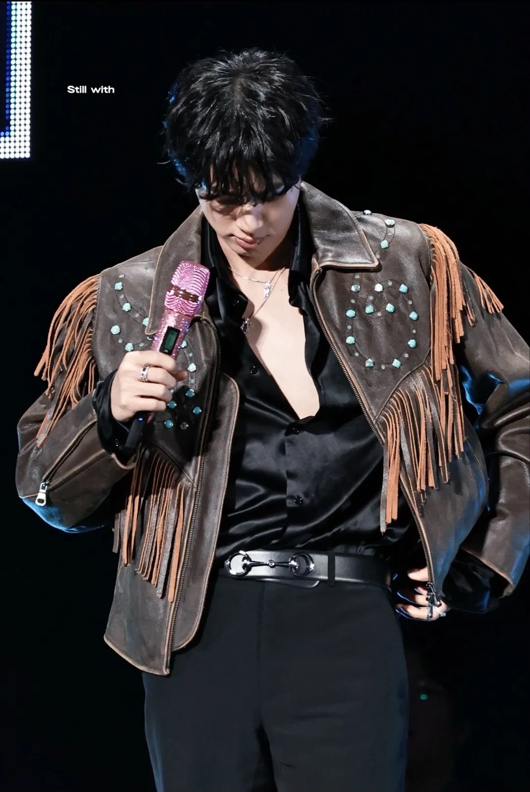 Momen yang diabadikan oleh penggemar Jin (BTS)