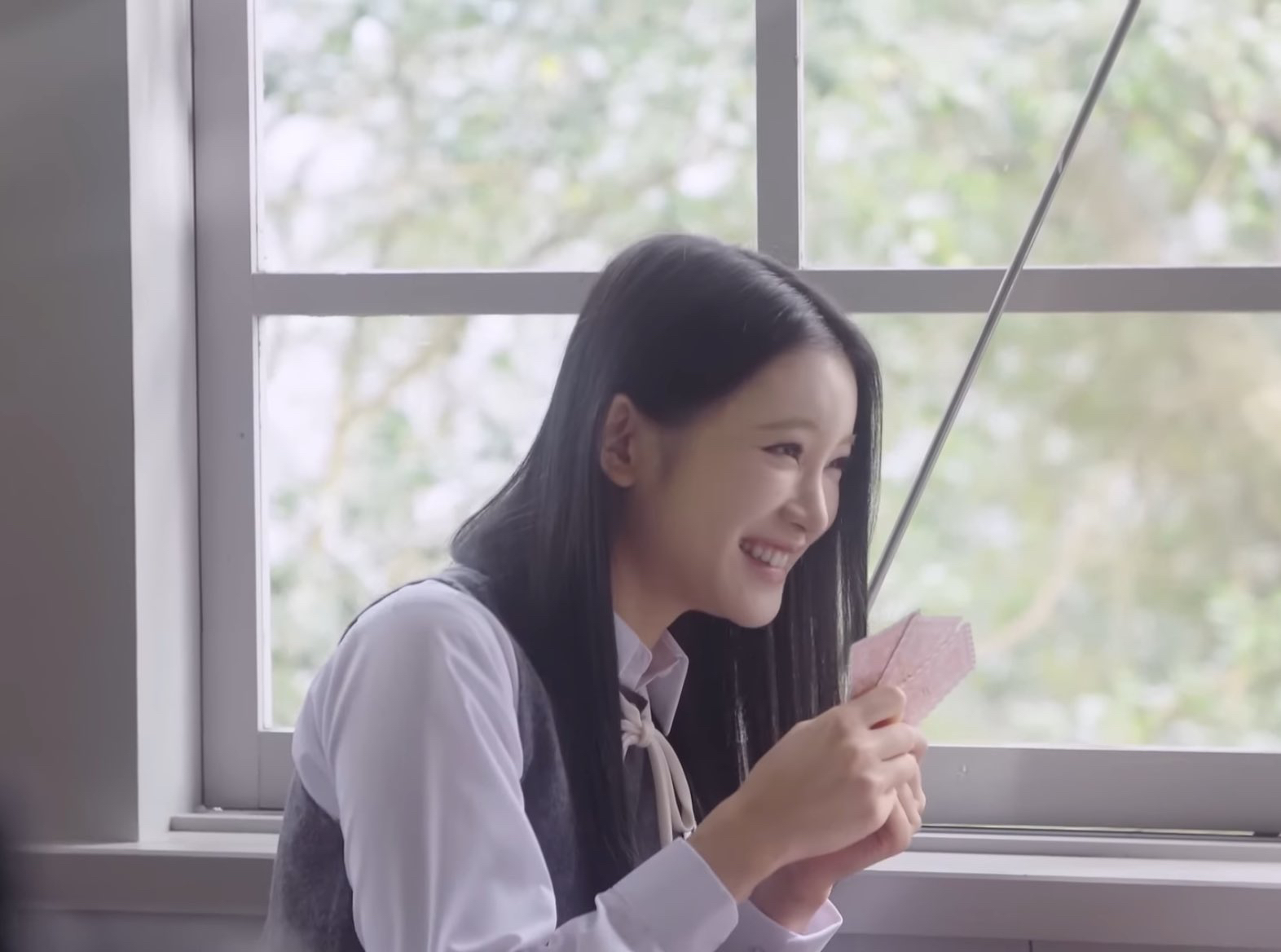 Behind-the-scenes cut of Sakurai Miu (ME:I)