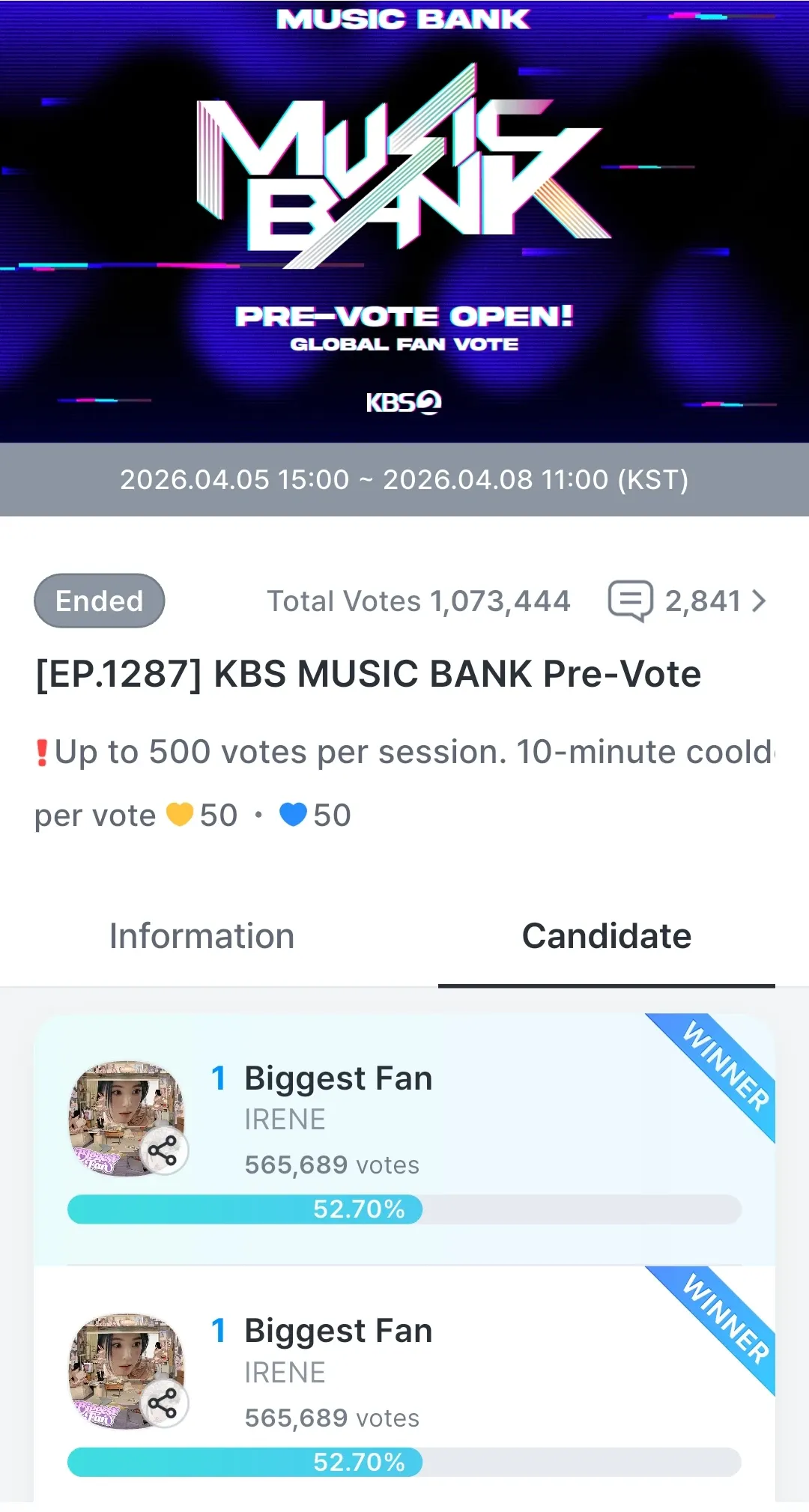 A moment captured by Irene (Red Velvet)'s fan