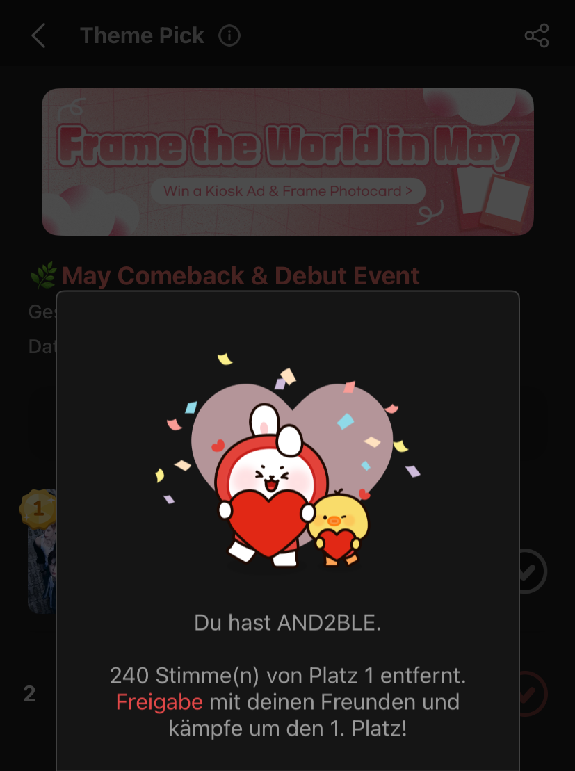 A heartfelt wallpaper shared by Ricky (AND2BLE)'s fans