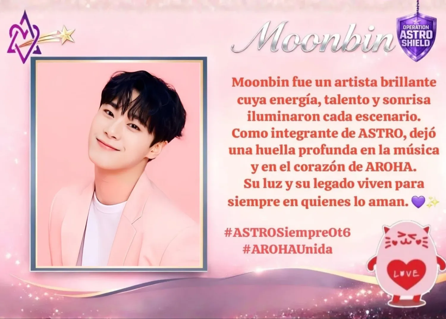 Behind-the-scenes cut of Moonbin (ASTRO)