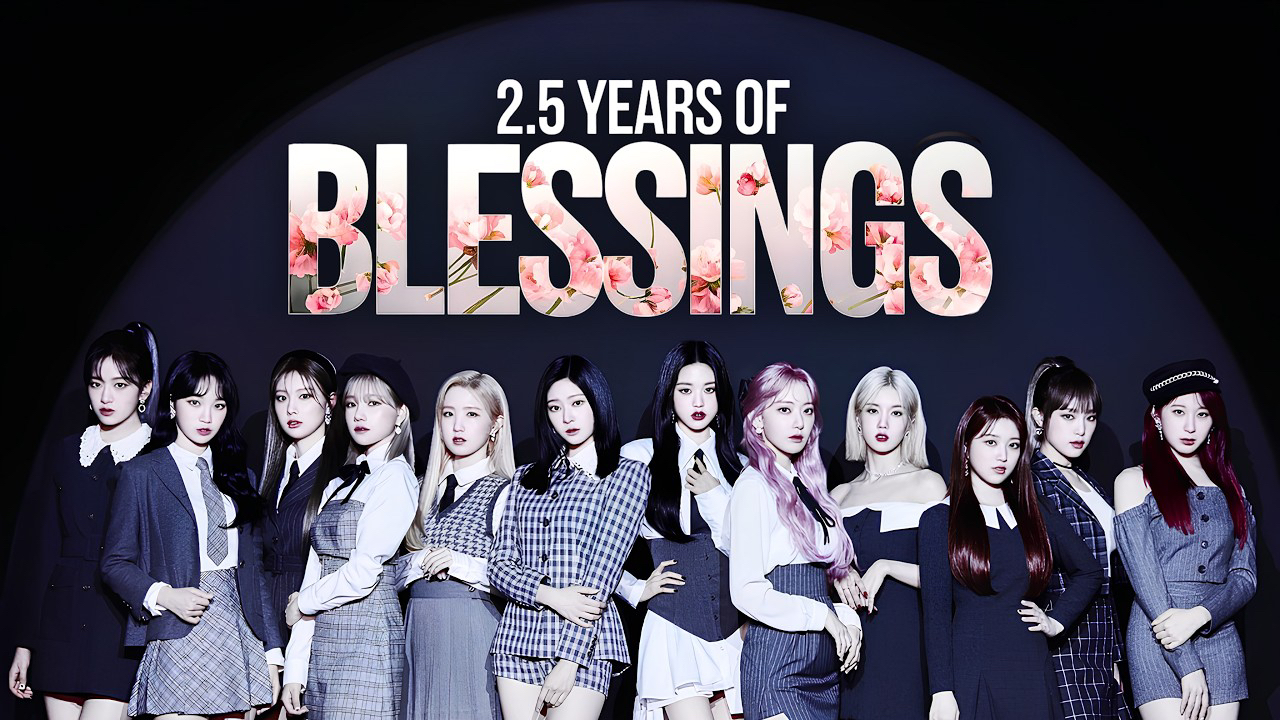 A moment captured by IZ*ONE's fan