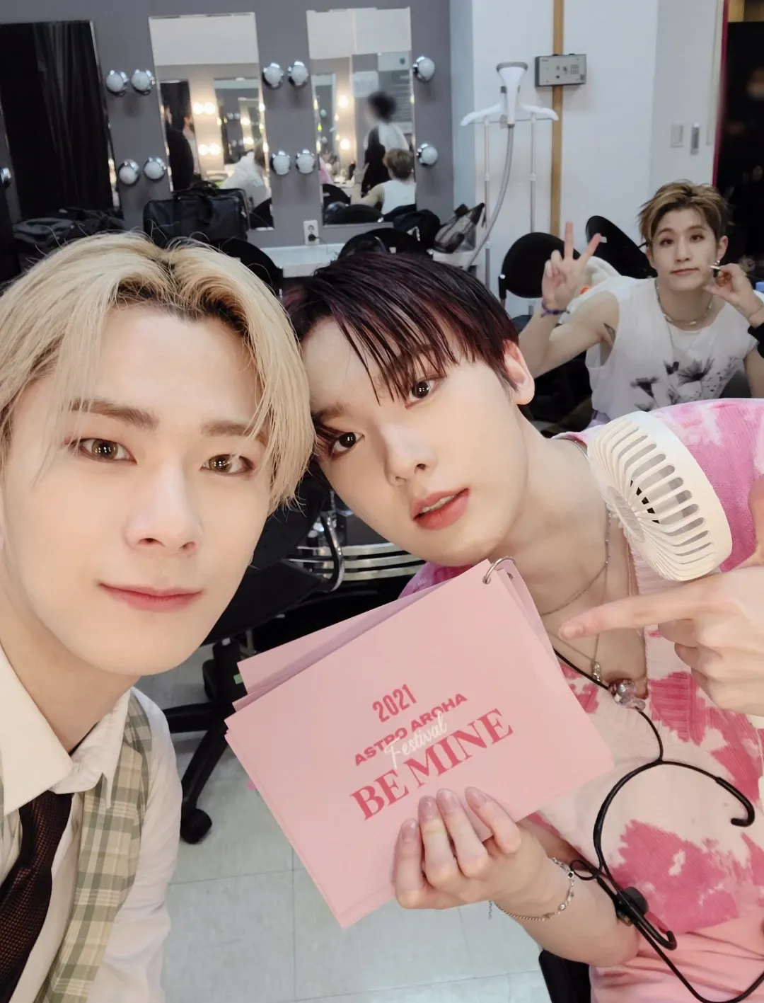 Recent activity shot of Moonbin (ASTRO)