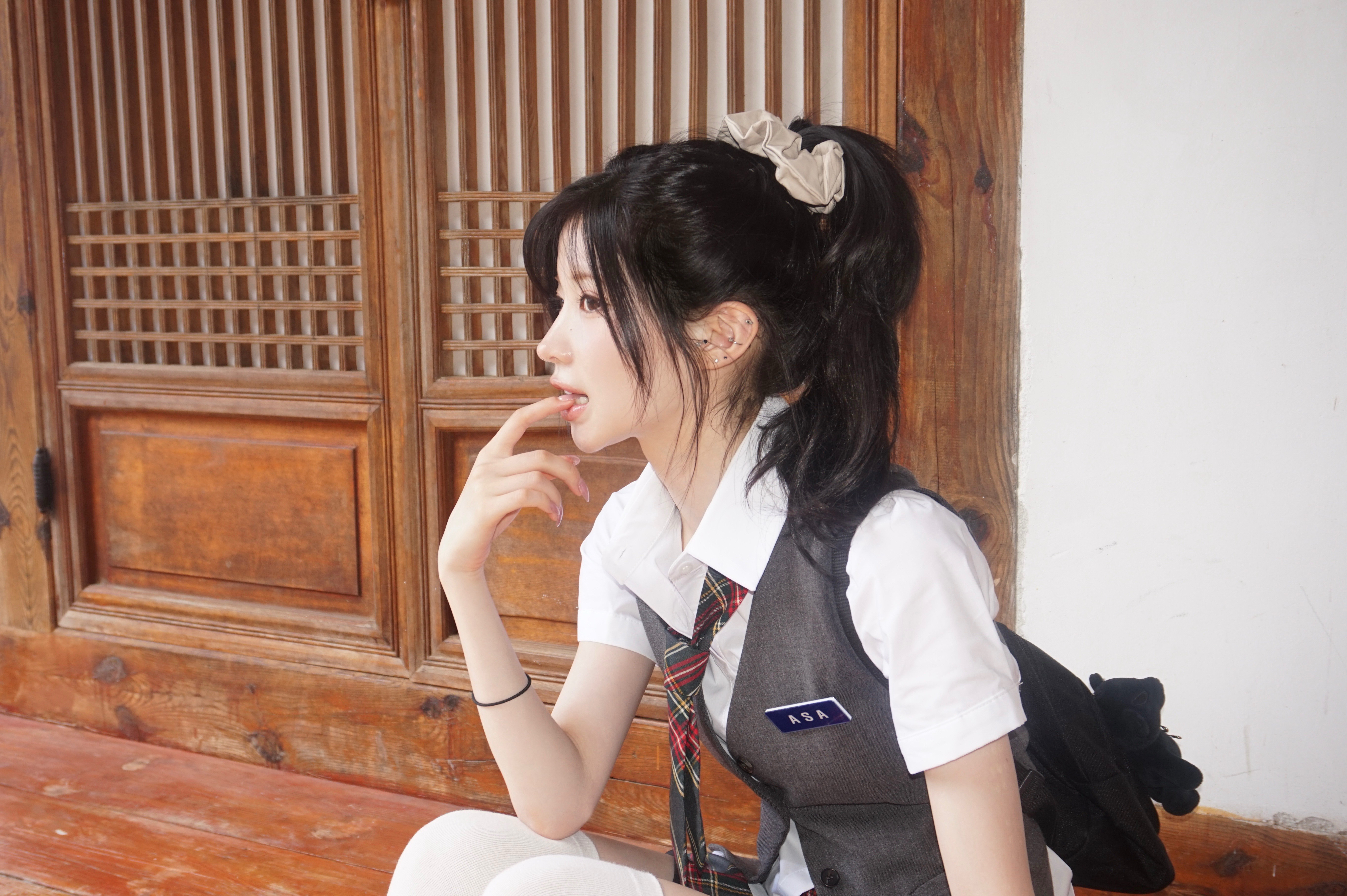 A moment captured by Asa (BABYMONSTER)'s fan