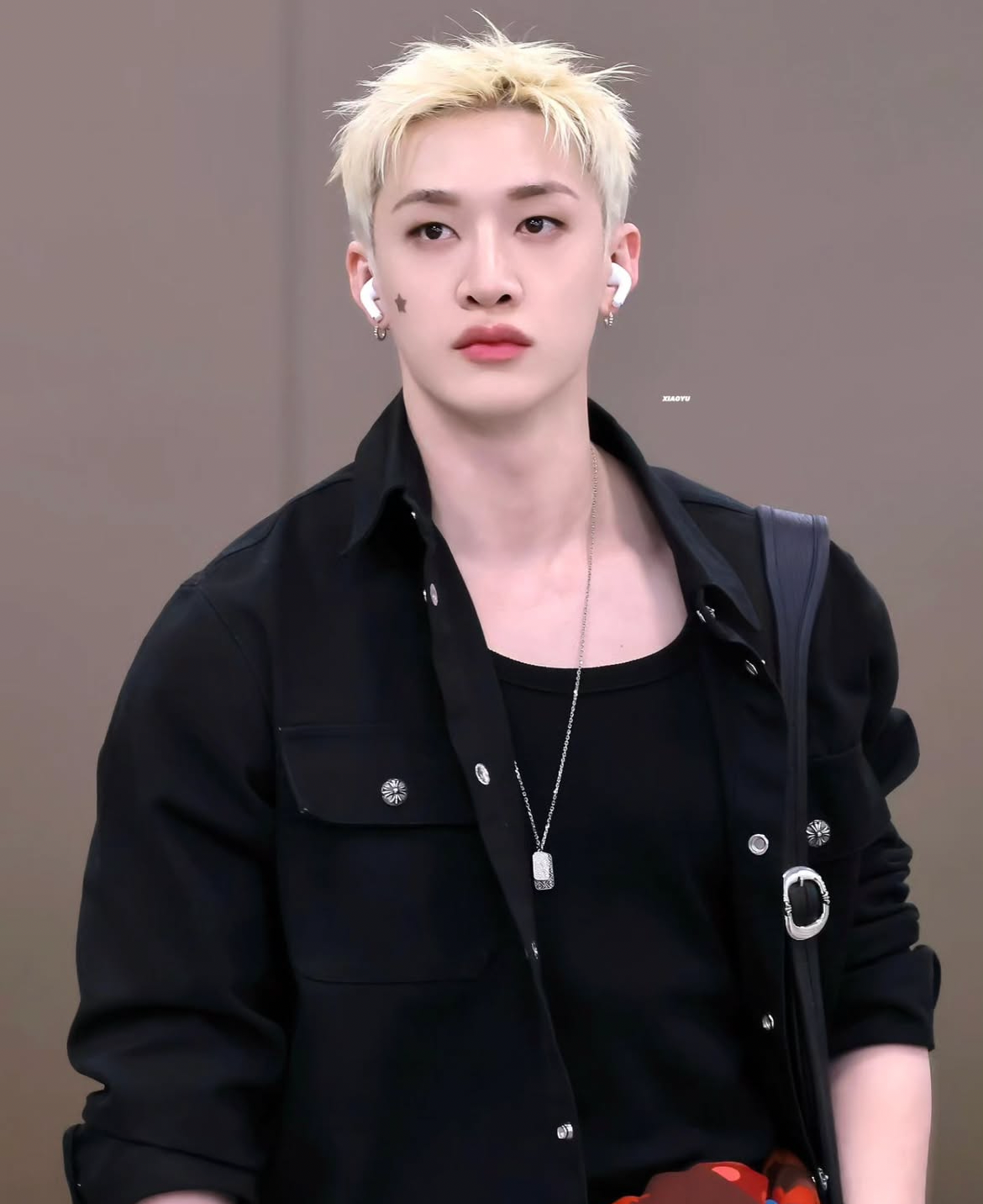 A moment captured by Bang Chan (Stray Kids)'s fan