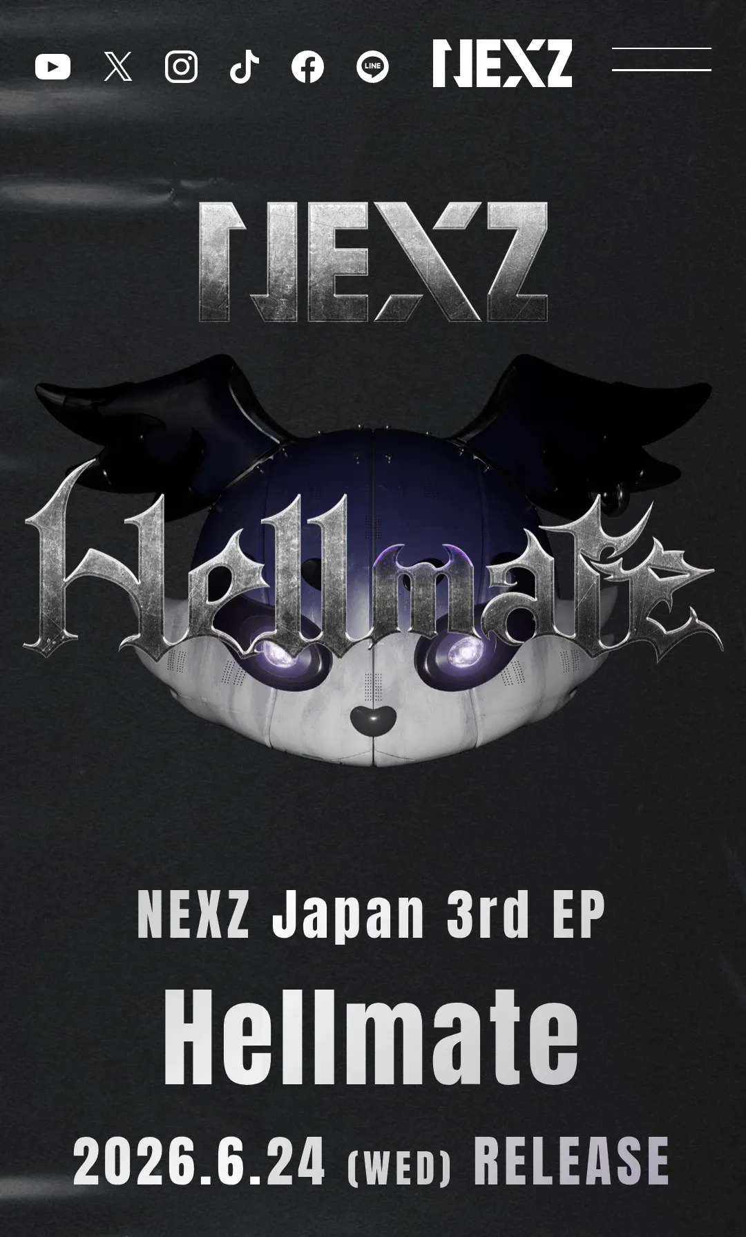 A heartfelt wallpaper shared by NEXZ's fans