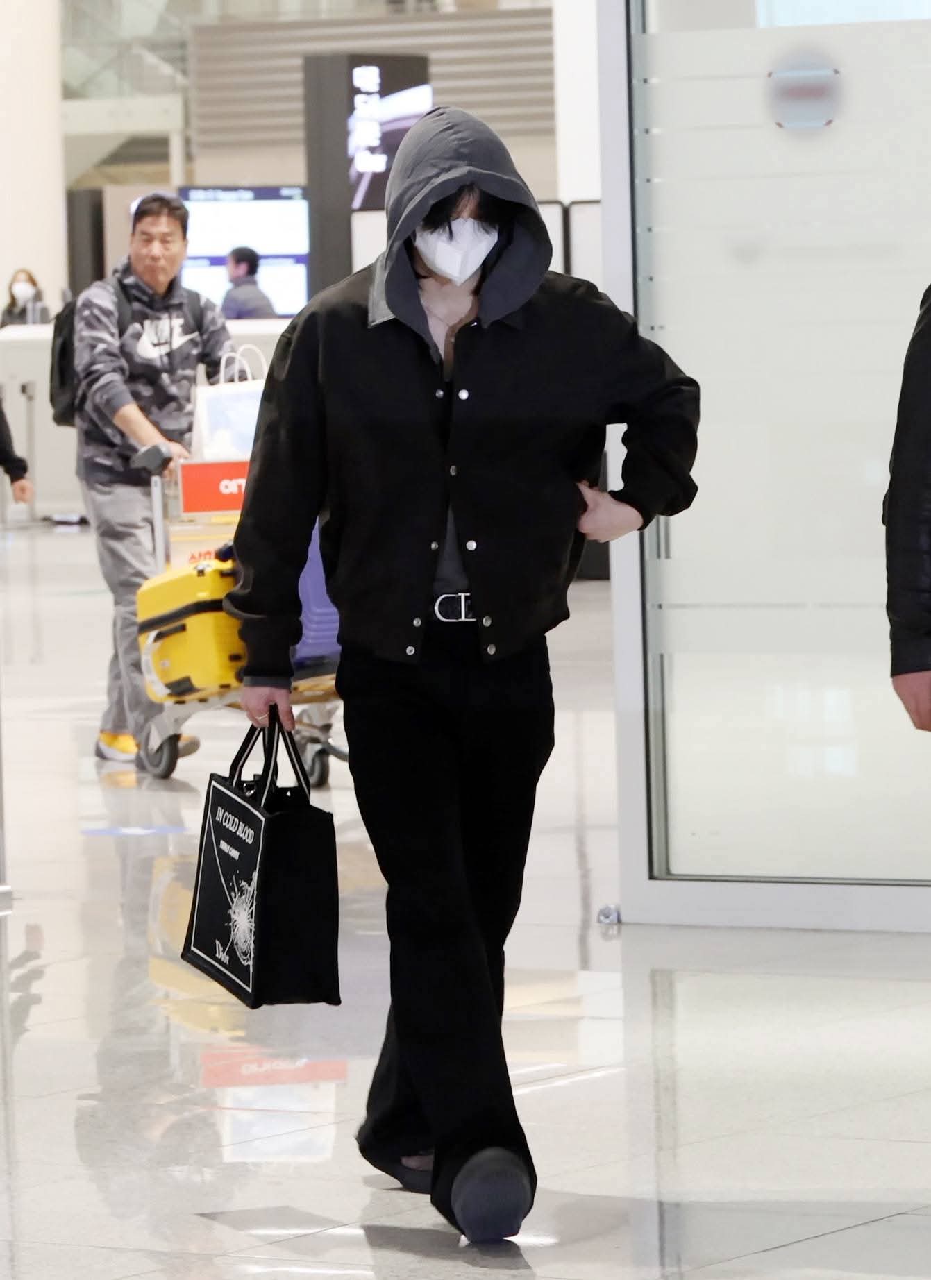 A moment captured by Hyunjin (Stray Kids)'s fan