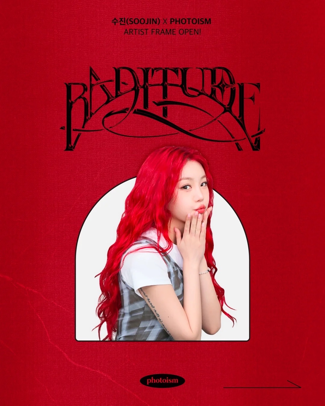 A moment captured by Soojin's fan