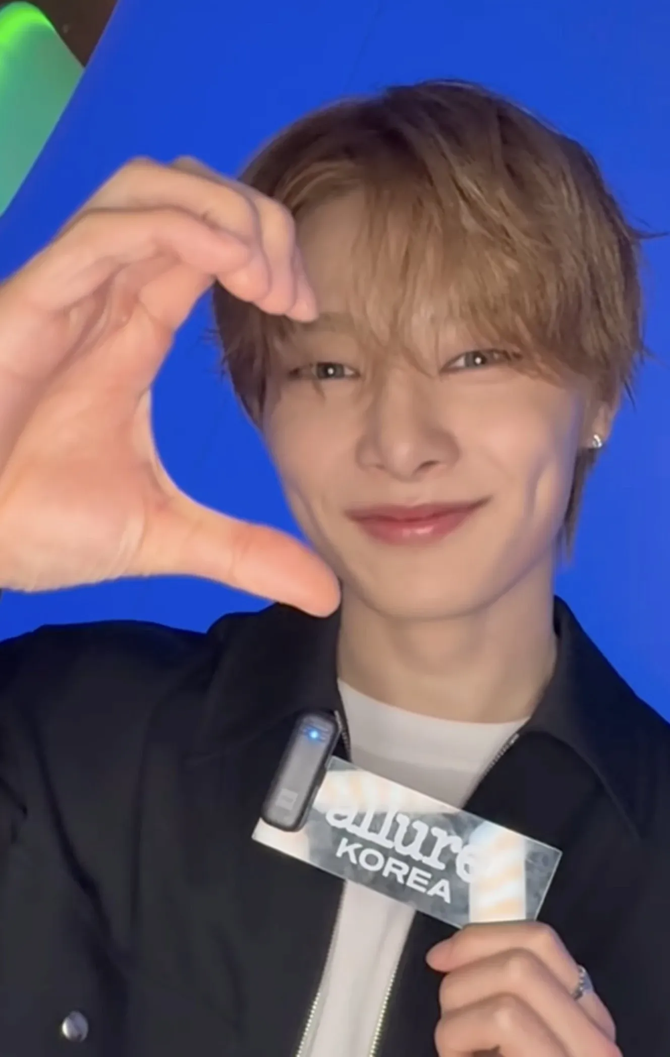 A moment captured by I.N (Stray Kids)'s fan