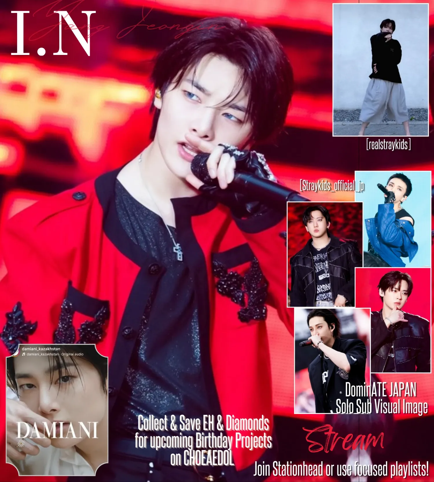 Recent activity shot of I.N (Stray Kids)