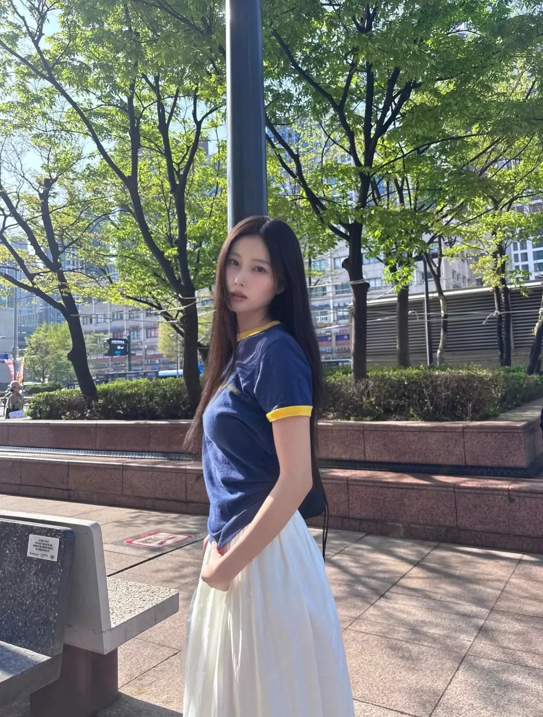 Behind-the-scenes cut of Kang Hyewon