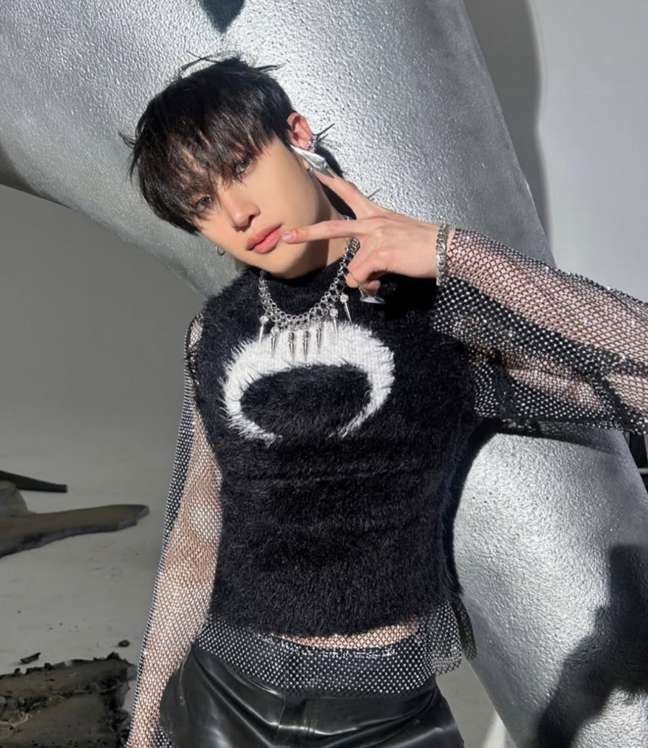 Recent activity shot of Bang Chan (Stray Kids)