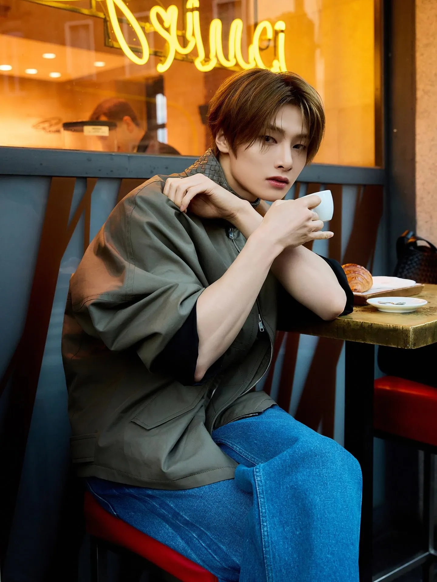 A moment captured by I.N (Stray Kids)'s fan