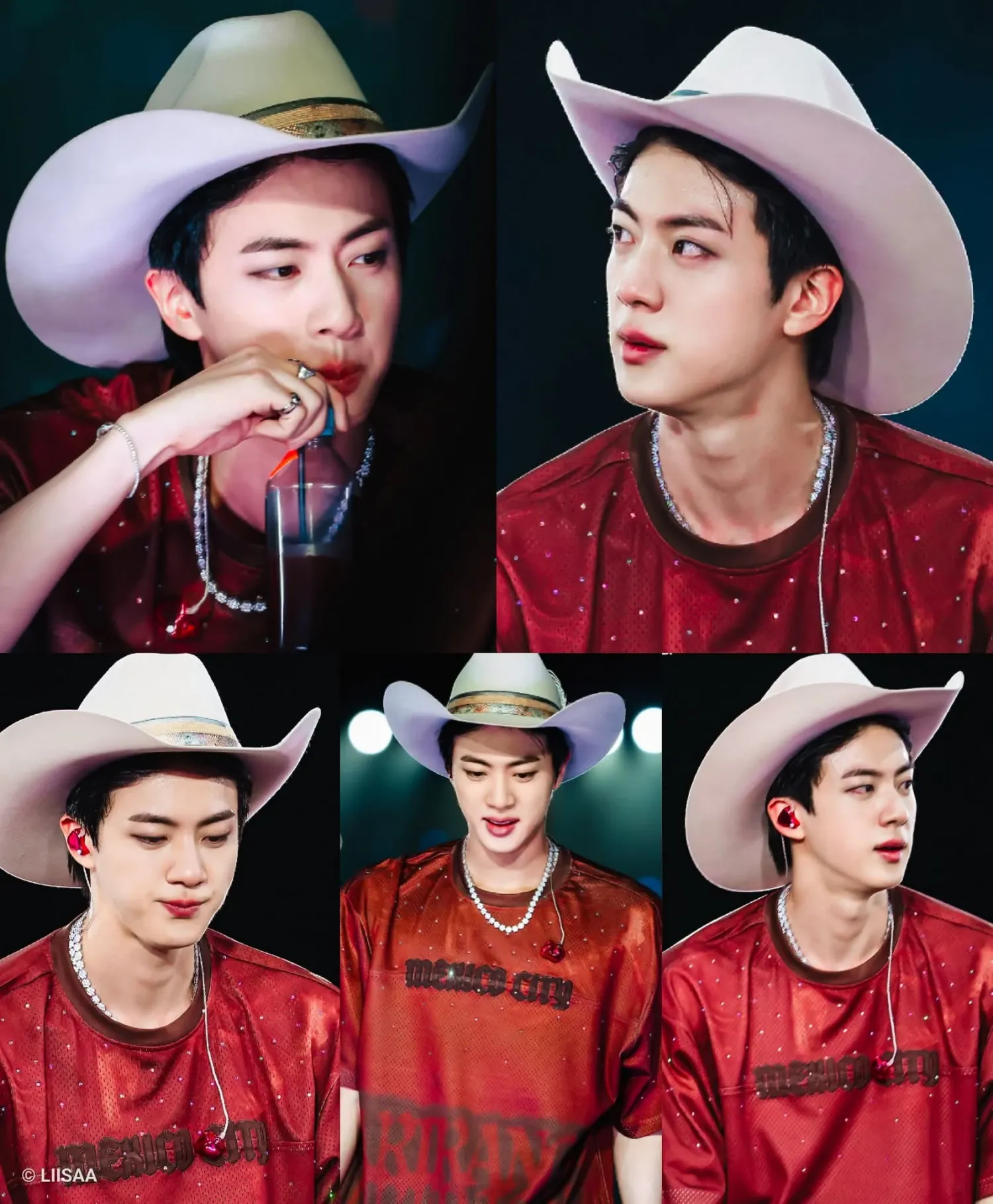 Foto aktivitas terbaru Jin (BTS)