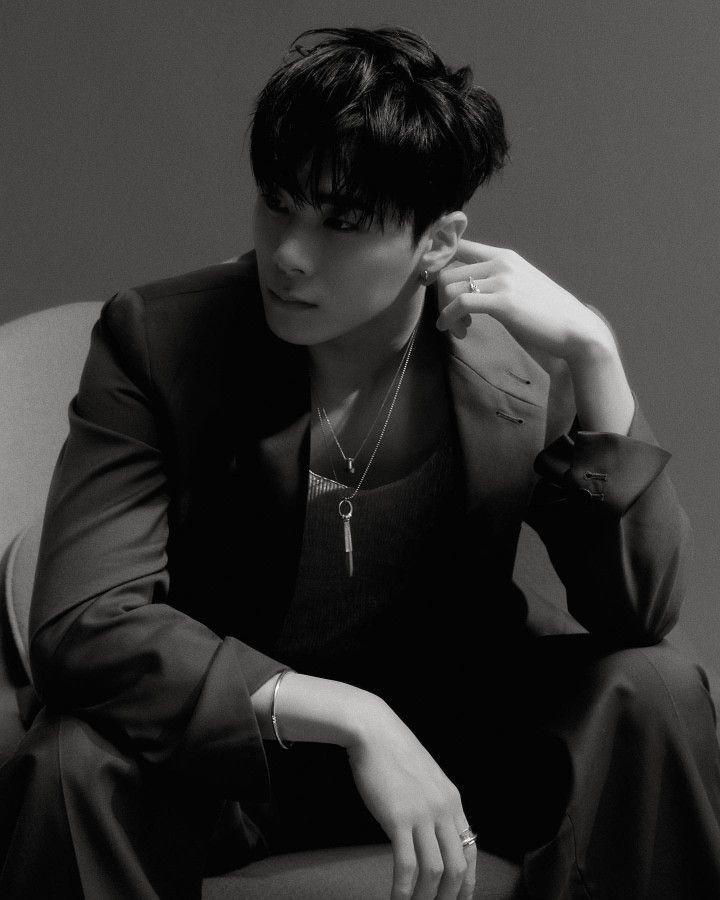 Recent activity shot of Moonbin (ASTRO)