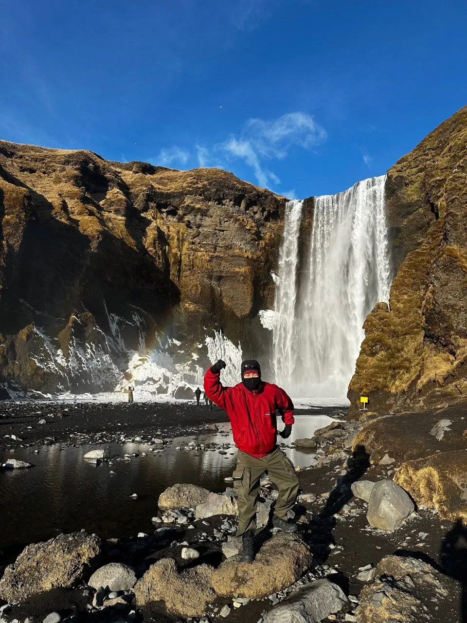 A moment captured by Stray Kids's fan