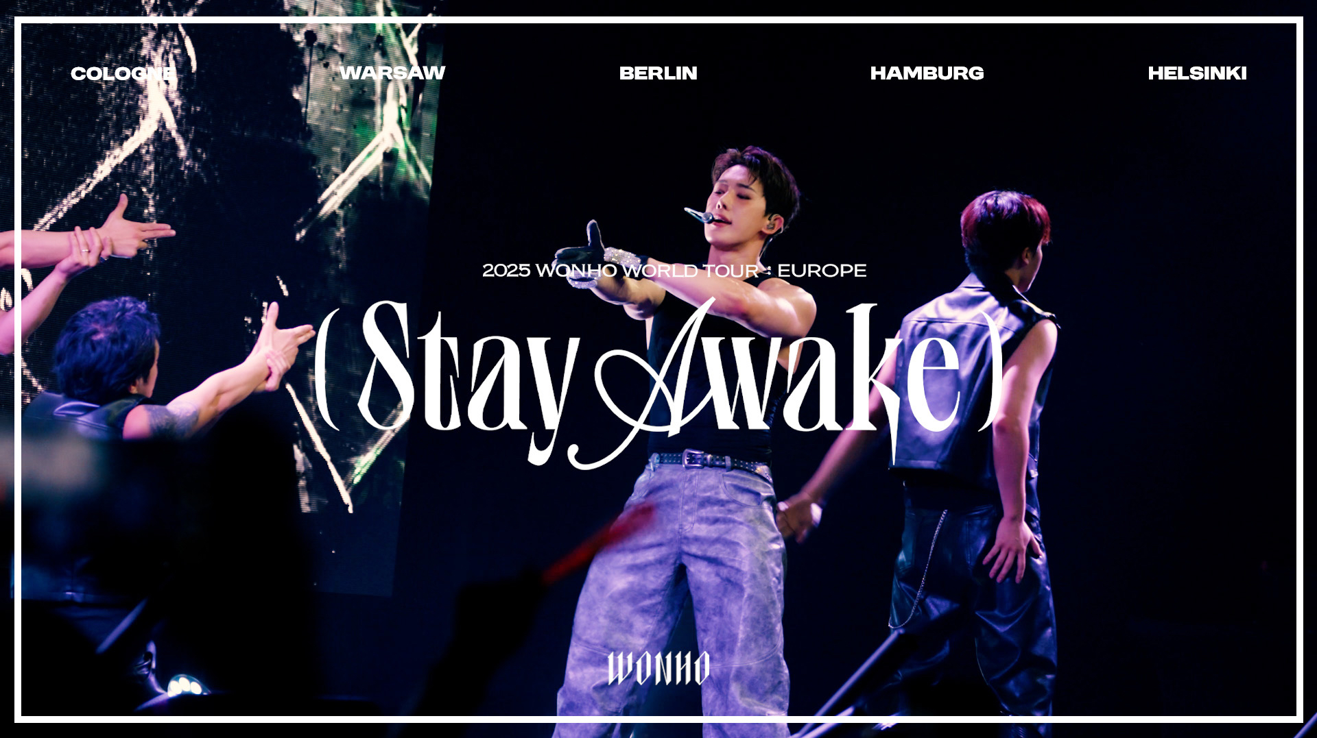 A moment captured by Wonho's fan