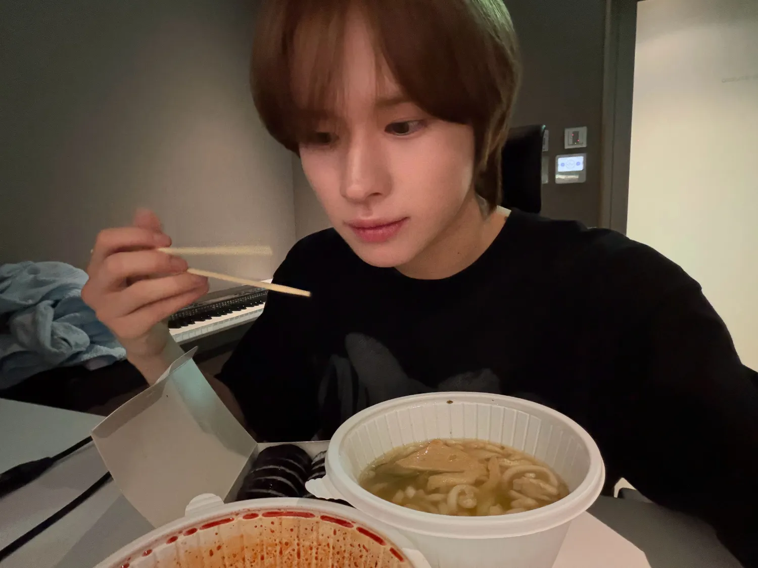 A moment captured by Kyungmin (TWS)'s fan